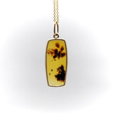 14K Gold Landscape Agate Pendant Pendant Kirsten's Corner