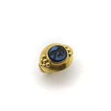 22K Gold Ring with Ancient Greek Mother and Cub Lion Intaglio Ring Kirsten's Corner