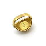 22K Gold Ring with Ancient Greek Mother and Cub Lion Intaglio Ring Kirsten's Corner