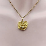 18K Gold Figural Perched Eagle Locket with Diamond locket Kirsten's Corner