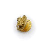 18K Gold Figural Perched Eagle Locket with Diamond locket Kirsten's Corner
