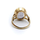 Victorian Amethyst Intaglio 14K Gold Signet Ring Ring Kirsten's Corner