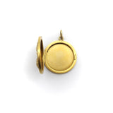18K Gold Eagle Locket with Ocean Landscape locket Kirsten's Corner