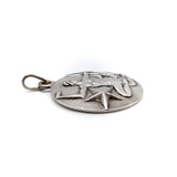 Margot De Taxco Zodiac Sterling Silver Sagittarius Pendant Medallion Charm Kirsten's Corner