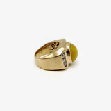 14K Gold Ethiopian Opal & Diamond Cocktail Ring Ring Kirsten's Corner Jewelry