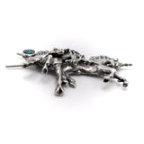 Vintage Sterling Silver Unicorn Hair Barrette Objects of Virtue Kirsten's Corner Jewelry