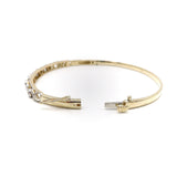 Edwardian 14K Gold Platinum Topped Bracelet with Old European Cut Diamonds Bracelet Kirsten's Corner