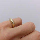 18K & Diamond Contemporary Dome-Shaped Ring Ring Kirsten's Corner Jewelry