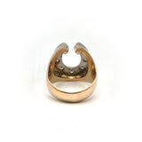 18K Gold & Diamond Unisex Horseshoe Ring Ring Kirsten's Corner Jewelry