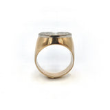 18K Gold & Diamond Unisex Horseshoe Ring Ring Kirsten's Corner Jewelry