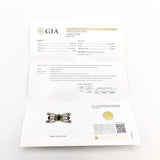 Georgian Component Diamond and Emerald 14K Gold and Silver Necklace Necklace Kirsten's Corner