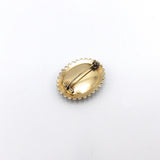 14K Gold Victorian Mourning Brooch with Hair, Faceted Stones and Pearls Brooches, Pins Kirsten's Corner Jewelry