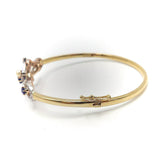 Edwardian 14K Gold, Platinum, Sapphire & Pearl Bracelet Bracelet Kirsten's Corner Jewelry