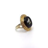 14K Micro Mosaic Bird Ring Ring Kirsten's Corner Jewelry