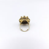 Victorian 18K Gold and Diamond Taille d’Epargne Ring Ring Kirsten's Corner Jewelry