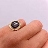 14K Micro Mosaic Bird Ring Ring Kirsten's Corner Jewelry