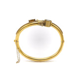 Etruscan Revival 14K Gold Bracelet with Diamonds Bracelet Kirsten's Corner Jewelry