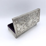 Art Nouveau 800 Silver Jewelry Box Jewelry Box Kirsten's Corner Jewelry