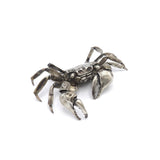 Sterling Silver Articulated Crab Sculpture by Oleg Konstantinov okimono Kirsten's Corner Jewelry