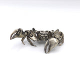 Sterling Silver Articulated Crab Sculpture by Oleg Konstantinov okimono Kirsten's Corner Jewelry