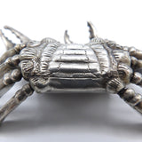 Sterling Silver Articulated Crab Sculpture by Oleg Konstantinov okimono Kirsten's Corner Jewelry