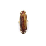 Victorian 18K Gold and Agate Ring, 5.70 CTW ring Kirsten's Corner Jewelry