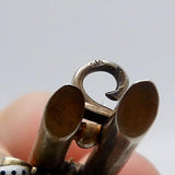 Georgian-Era Gilded Silver Venetian Blackamoor Brooch with Garnet and Enamel Brooches, Pins Kirsten's Corner Jewelry