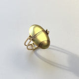 Vintage Carrie Adell 18K & 14K Gold Mokume Pebble Ring