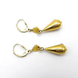 Etruscan Revival 14kt and 18kt Gold Earrings with Amethysts, circa 1880 Earrings Kirsten's Corner Jewelry