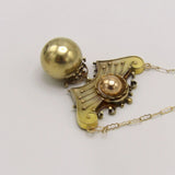 Exquisite Rose & Yellow Gold, Etruscan Revival Necklace Necklace Kirsten's Corner Jewelry