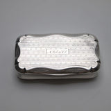 French 950 Silver Engine Turned or Pill Box Box Kirsten's Corner Jewelry