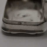 French 950 Silver Engine Turned or Pill Box Box Kirsten's Corner Jewelry