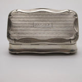 French 950 Silver Engine Turned or Pill Box Box Kirsten's Corner Jewelry