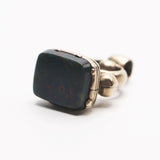 Georgian 12KT Bloodstone Watch Fob Charm Fob Kirsten's Corner Jewelry