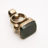 Georgian 12KT Bloodstone Watch Fob Charm Fob Kirsten's Corner Jewelry