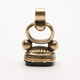 Georgian 12KT Bloodstone Watch Fob Charm Fob Kirsten's Corner Jewelry