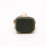 Georgian 12KT Bloodstone Watch Fob Charm Fob Kirsten's Corner Jewelry