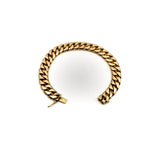 Vintage 14K Gold Chunky Curb Link Bracelet Bracelet Kirsten's Corner