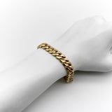 Vintage 14K Gold Chunky Curb Link Bracelet Bracelet Kirsten's Corner