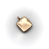 9K Gold Georgian Mourning Pin with Garnets and Pearls Pendant, Charm Kirsten's Corner