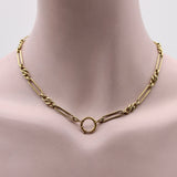 Signature Victorian Inspired 14K Gold Fancy Link Chain Chain Kirsten's Corner