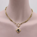 Signature Victorian Inspired 14K Gold Fancy Link Chain Chain Kirsten's Corner