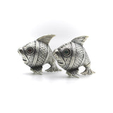 Sterling Silver Spanish Fish Salt and Pepper Shakers Objects of Virtue Kirsten's Corner