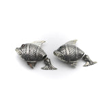 Sterling Silver Spanish Fish Salt and Pepper Shakers Objects of Virtue Kirsten's Corner