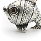 Sterling Silver Spanish Fish Salt and Pepper Shakers Objects of Virtue Kirsten's Corner