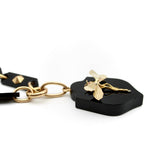 14K Rose Gold and Onyx Mourning Chain and Locket Necklaces, Pendants Kirsten's Corner