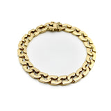 14K Gold Vintage Italian Curb Link Bracelet Bracelet Kirsten's Corner