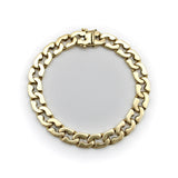 14K Gold Vintage Italian Curb Link Bracelet Bracelet Kirsten's Corner