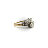 14K Gold Toi et Moi Diamond Ring Ring Kirsten's Corner