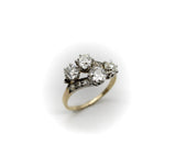 14K Gold Toi et Moi Diamond Ring Ring Kirsten's Corner